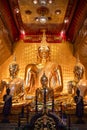 Silver Buddhas in Wat Sri Suphan