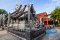 Silver buddhist chapel