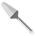 Silver cake spatula, icon Royalty Free Stock Photo