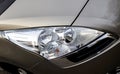 Powerful headlight car Royalty Free Stock Photo