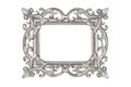 Silver carved picture frame