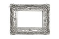 Silver carved picture frame