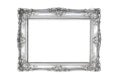 Silver carved picture frame