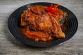 Silver catfish with spicy sambal