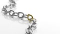 Silver chain Royalty Free Stock Photo