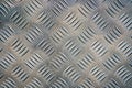 Silver Checker Plate Background Texture