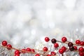 Silver Christmas background Royalty Free Stock Photo