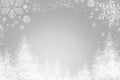 Silver christmas background