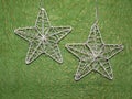 Silver Christmas stars