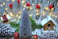 Christmas decoration,holidays and decor concept.