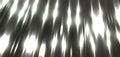 Silver chrome metallic background, shiny striped 3D metal abstract background
