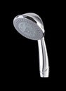 Silver chrome shower head