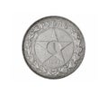 Silver coin USSR Russia 1 ruble 1921 Royalty Free Stock Photo