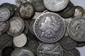 Silver Coins Royalty Free Stock Photo