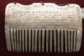 Silver Comb in a Jewish Ceremonial Hall in Prague, Czech Republic