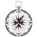 Silver compass Royalty Free Stock Photo