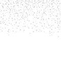 Silver confetti background