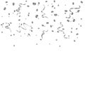 Silver confetti background