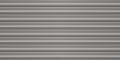 Silver corrugated iron horizontal sheets seamless pattern of fence or warehouse wall