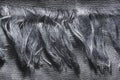 Silver cotton fringe Royalty Free Stock Photo