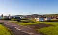 Silver Craig`s Caravan Park over looking the scottish town of Kirkcudbright