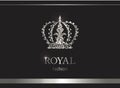 Silver crown. Luxury label, emblem or packing. Logo design.