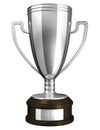 Silver Cup, Award. Royalty Free Stock Photo