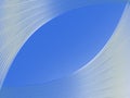 Silver lines on a blue background Royalty Free Stock Photo