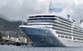 Silver Dawn Cruise Ship Docked in Roseau, Dominica
