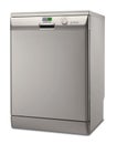 Silver dishwasher