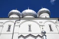 Silver domes of the St. Sophia Cathedral in Veliky Novgorod