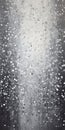 Abstract Rain Drops: A Light Black And Silver Painting