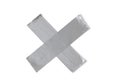 Silver duct tape Royalty Free Stock Photo