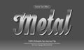 Silver Editable Text Effect Template