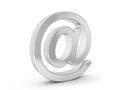 Silver email symbol