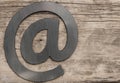 E-mail symbol on abstract background. Internet, correspondence