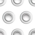 A Silver Eyelet Polka Dot Seamless Pattern Royalty Free Stock Photo