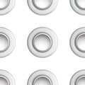 A Silver Eyelet Polka Dot Seamless Pattern Royalty Free Stock Photo