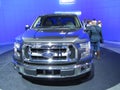 Silver F150 Truck Royalty Free Stock Photo