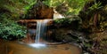 Silver Falls on Berry Creek Trail, Big Basin Royalty Free Stock Photo