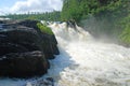 Silver Falls in the Quetico Royalty Free Stock Photo