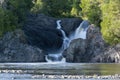 Silver Falls in Wawa, Ontario Royalty Free Stock Photo