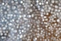 Silver Festive Christmas elegant abstract background with bokeh