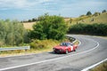 Piacenza, Italy, 25th Silver Flag historical car parading Lancia Fulvia Rally