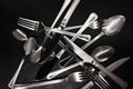 Silver flatware set afterparty cleaning