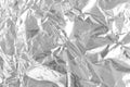 Silver foil leaf shiny texture, abstract grey wrapping paper for background and design art work Royalty Free Stock Photo