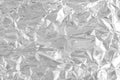Silver foil leaf shiny texture, abstract grey wrapping paper for background and design art work Royalty Free Stock Photo