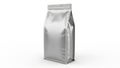 Silver foil standup pouch Royalty Free Stock Photo
