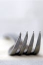 Silver fork Royalty Free Stock Photo