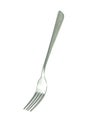 Silver fork isolated on a white background, with clipping path